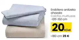 Eroski Colcha multiusos oferta