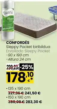 Eroski Confordés - enrollado sleepy pocket oferta