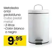 Eroski Cubo pedal metal oferta