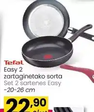 Eroski Tefal - set 2 sartenes easy oferta