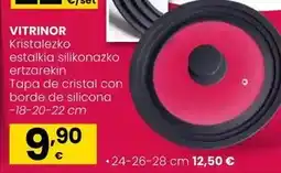 Eroski Vitrinor - tapa de cristal con borde de silicona oferta