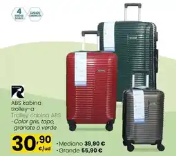 Eroski Trolley cabina abs oferta