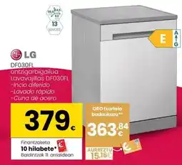 Eroski Lg - lavavajillas dfo30lf oferta