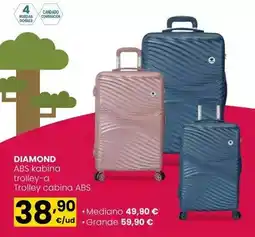 Eroski Diamond - trolley cabina abs oferta