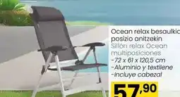 Eroski Sillón relax ocean multiposiciones oferta