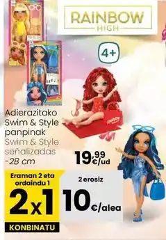 Eroski Rainbow high - swim & style oferta