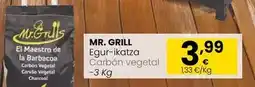 Eroski Mr. grill - carbón vegetal oferta