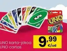 Eroski Uno - uno cartas oferta