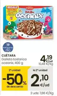 Eroski Cuétara - galleta tostarica oceanix oferta