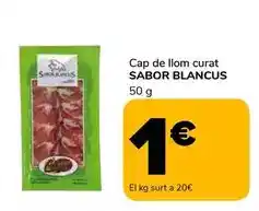 Supeco Sabor blancus - cap de llom curat oferta