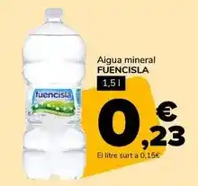 Supeco Fuencisla - aigua mineral oferta