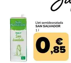 Supeco San salvador - llet semidesnatada oferta