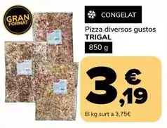 Supeco Trigal - pizza diversos gustos oferta