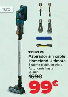 Carrefour Taurus - aspirador sin cable homeland ultimate oferta