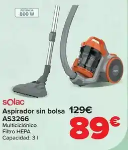 Carrefour Solac - aspirador sin bolsa as3266 oferta