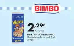 Supermercados Lupa Weikis - de la bella easo chocolate con leche oferta