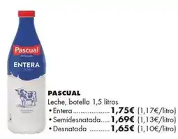 Supermercados Lupa Pascual - leche oferta
