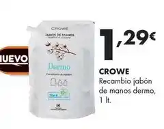 Supermercados Lupa Crowe - recambio jabon de manos dermo oferta