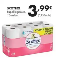 Supermercados Lupa Scottex - papel higiénico oferta