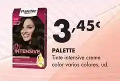 Supermercados Lupa Palette - tinte intensive creme color varios colores oferta