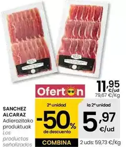 Eroski Sánchez alcaraz - los productos senalizados oferta