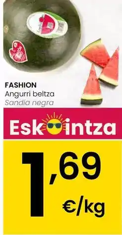 Eroski Fashion - sandia negra oferta