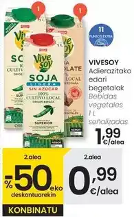 Eroski Pascual - vivesoy bebidas vegetales 1 l senalizadas oferta