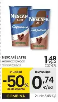 Eroski Nescafé - latte oferta