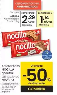 Eroski Nocilla - cookie negra oferta