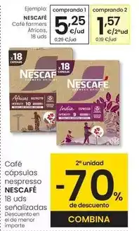Eroski Nescafé - café farmers africas oferta