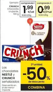Eroski Crunch - chocolate crujiente oferta