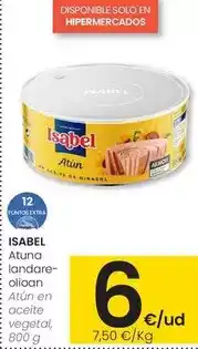 Eroski Isabel - atun en aceite vegetal oferta