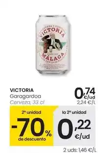Eroski Victoria - cerveza oferta