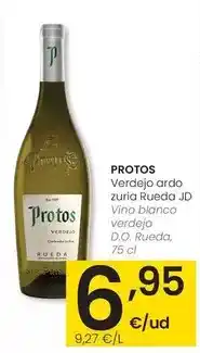 Eroski Protos - vino blanco verdejo d.o. rueda oferta