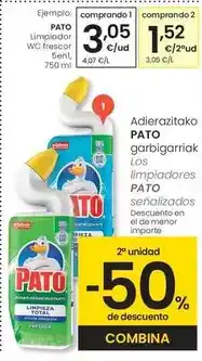 Eroski Pato - limpiador wc frescor 5 en 1 oferta