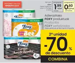 Eroski Foxy - papel higiénico love in the bee oferta