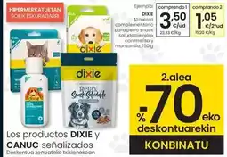 Eroski Dixie - alimento complementario para perro snack saludable relax con melisa y manzanilla oferta