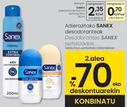 Eroski Sanex - desodorante roll on extracontrol oferta