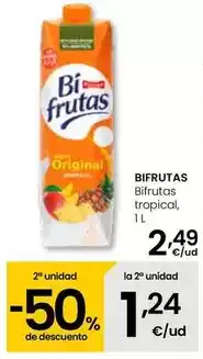 Eroski Pascual - bifrutas tropical oferta