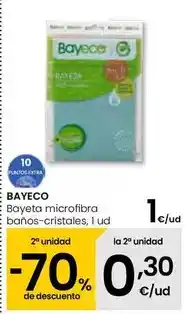 Eroski Bayeco - bayeta microfibra baños-cristales oferta