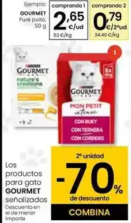Eroski Purina - gourmet pure pollo oferta