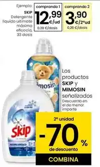 Eroski Skip - detergente liquido ultimate maxima effaccionado oferta