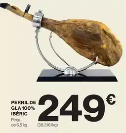 El Corte Inglés Pernil de gla 100% iberic oferta