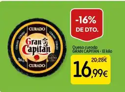 Dialprix GRAN CAPITÁN Queso curado oferta