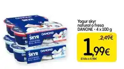 Dialprix DANONE Yogur skyr natural o fresa oferta