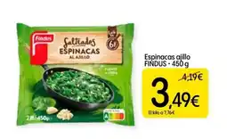 Dialprix FINDUS Espinacas ajillo oferta