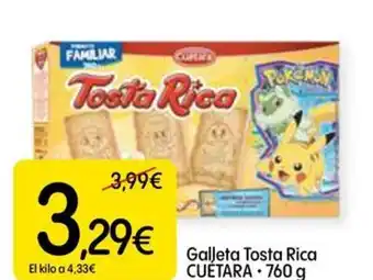 Dialprix CUETARA Galleta Tosta Rica oferta