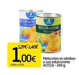 Dialprix ALTEZA Melocotón en almibar o con edulcorante oferta