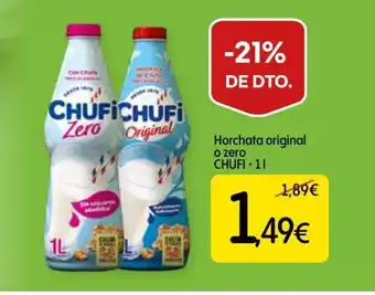 Dialprix CHUFI Horchata original o zero oferta