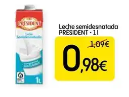Dialprix PRÉSIDENT Leche semidesnatada oferta